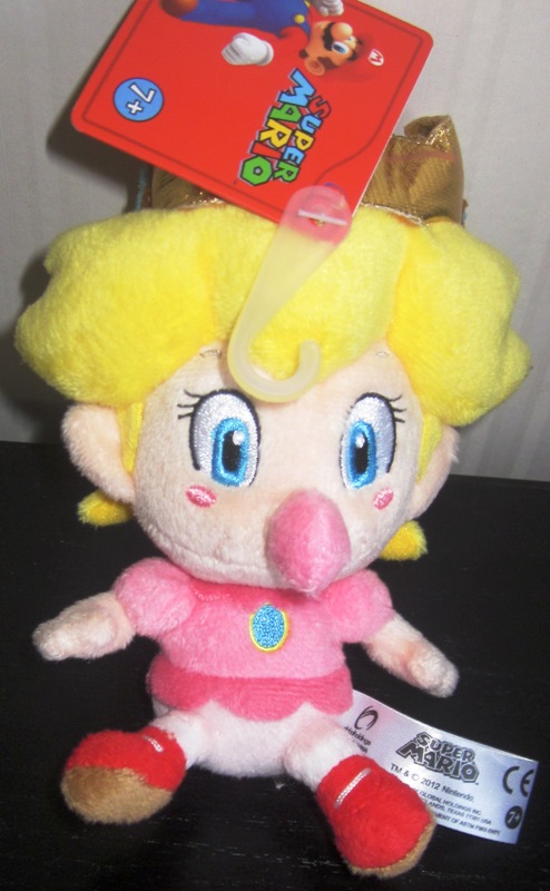 peach and goma plush toy